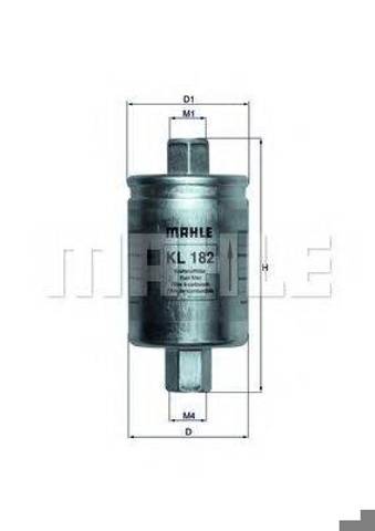 KL182 MAHLE Фильтр топливный купить в Киев