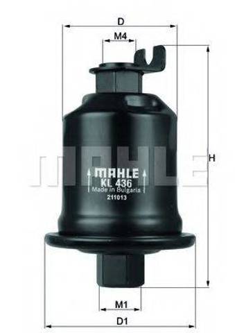 MAHLE KL436 Топливный фильтр в наличии Полтава