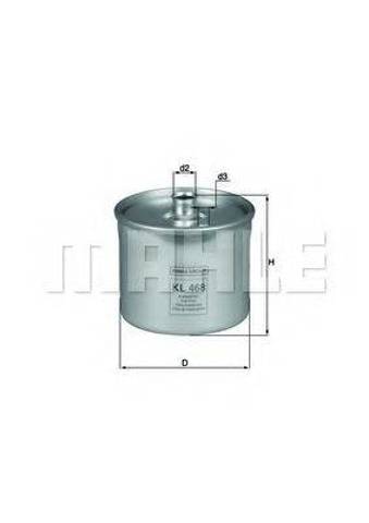 Фильтр топливный KL468 MAHLE