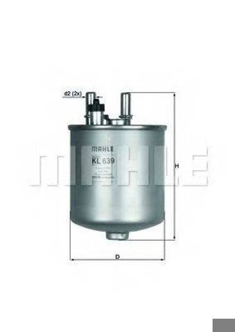 Фильтр топливный KL639D