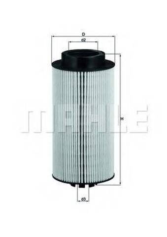 Топливный фильтр KX264D MAHLE