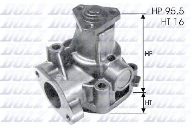 Водяной насос L155 DOLZ