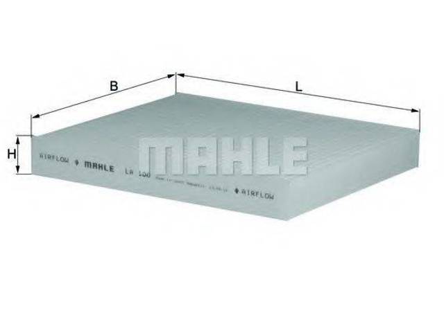 MAHLE LA100 Фильтр салона в наличии Каменское