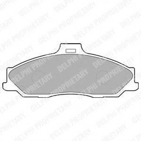 Колодки LP1555 DELPHI