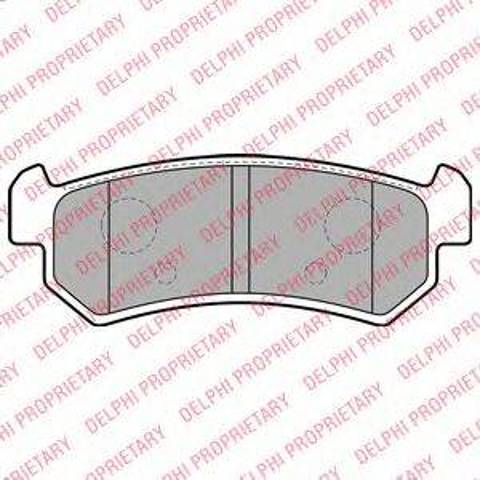 LP1910 DELPHI Задние тормозные колодки купить в Запорожье