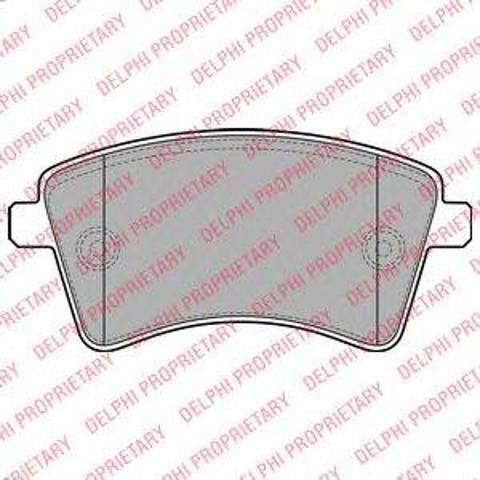 Колодки тормозные LP2078 DELPHI