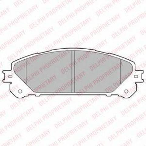 LP2201 DELPHI Колодки тормозные передние дисковые купить в Черкассы