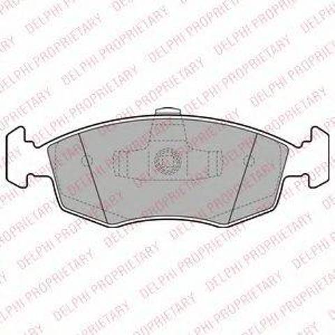Тормозные колодки LP2274 DELPHI