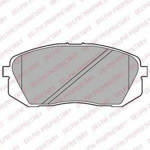 LP2294 DELPHI Колодки тормозные передние дисковые купить в Черкассы