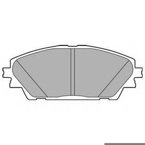 LP2701 Колодки тормозные передние дисковые купить Ужгород