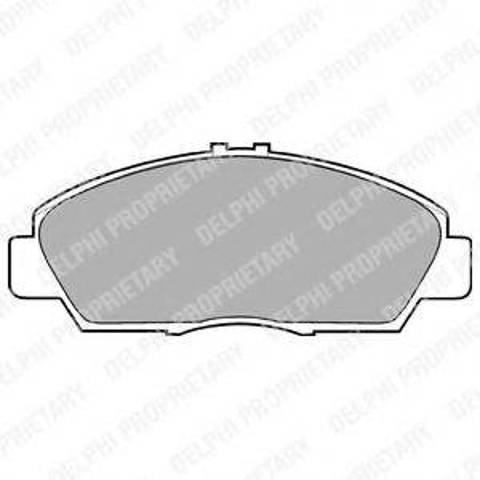 Тормозные колодки LP869 DELPHI