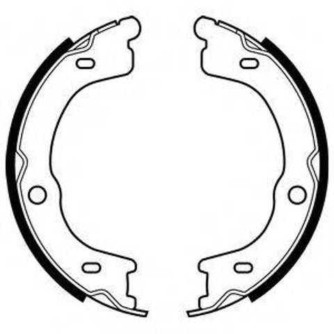 Тормозные колодки ручника LS2048 DELPHI
