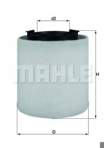 LX2831 MAHLE Воздушный фильтр купить в Сумы