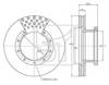 Диск тормозной передний MBR5016HD ARVIN MERITOR