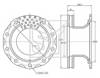 Диск тормозной задний MBR5060 ARVIN MERITOR