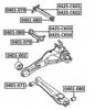 Сайлентблок задней подвески MN101087 MITSUBISHI