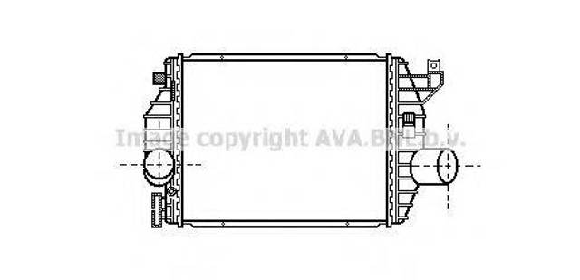 Радиатор интеркуллера MS4223 AVA