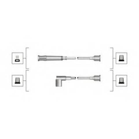 Провода высоковольтные в комплекте MSQ0095 MAGNETI MARELLI