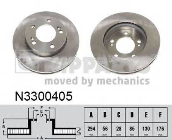Тормоз дисковый передний N3300405 NIPPARTS
