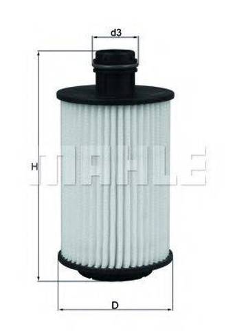Фильтр очистки масла центробежный OX1012D MAHLE