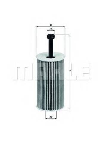 OX193D MAHLE Масляный фильтр купить в Харьков