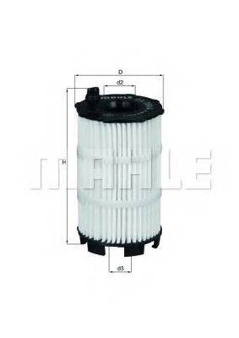 MAHLE OX3504D Фильтр масляный в наличии Житомир