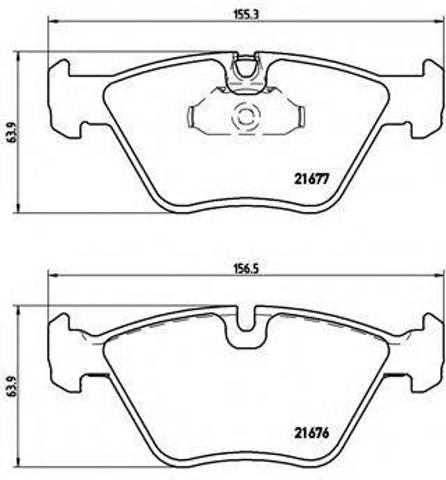 Колодки тормозные P06022 BREMBO