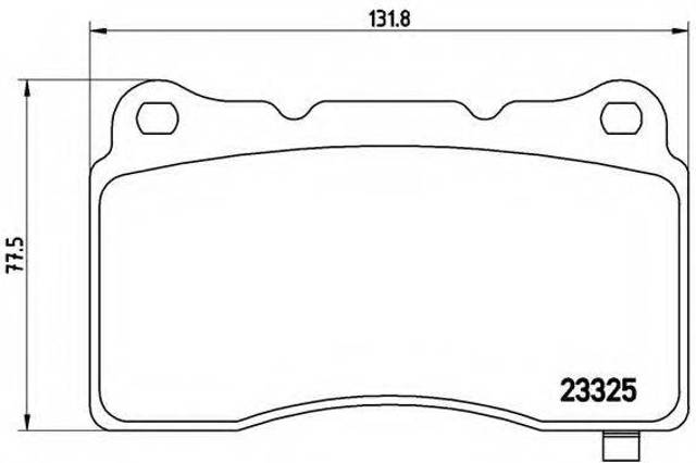 Колодки передние P09004 BREMBO