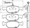 Тормозные колодки P23057 BREMBO