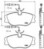 Колодки тормозные P23061 BREMBO