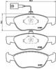 Передние тормозные колодки P23070 BREMBO