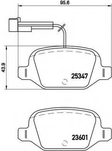 Колодки передние P23146 BREMBO