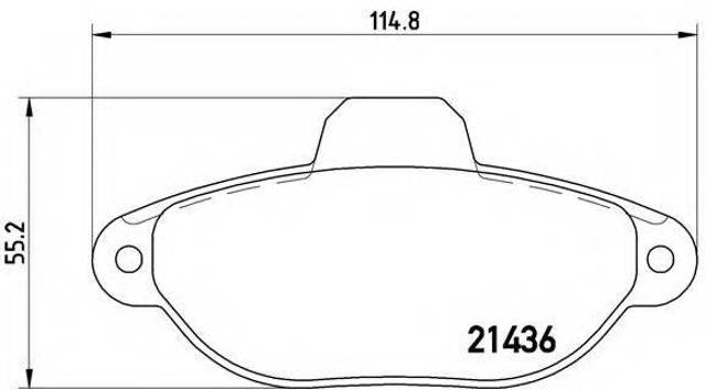 Тормозные колодки P24147 BREMBO