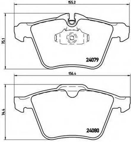 Колодки тормозные P36027 BREMBO