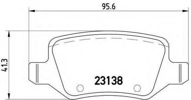 Колодки тормозные дисковые комплект P50058 BREMBO