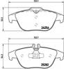 Задние колодки P50104 BREMBO