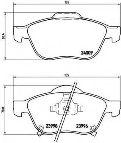 Колодки P83043 BREMBO