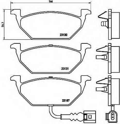 BREMBO P85072 Передние тормозные колодки в наличии Днепр