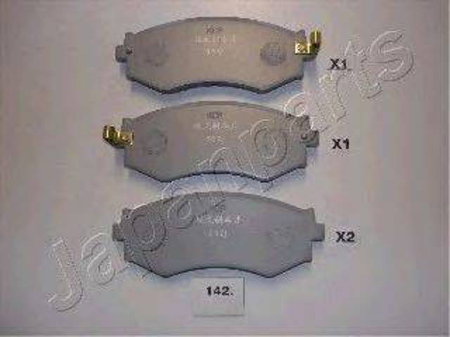 Колодки тормозные дисковые комплект PA142AF JAPANPARTS