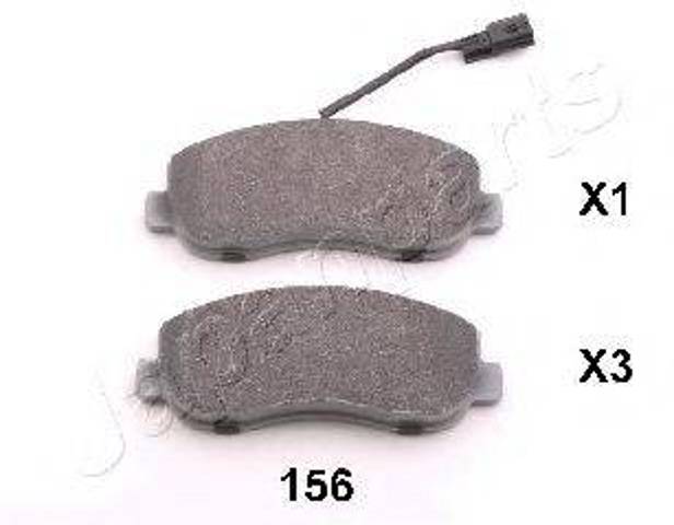 JAPANPARTS PA156AF Колодки тормозные передние дисковые в наличии Хмельницкий