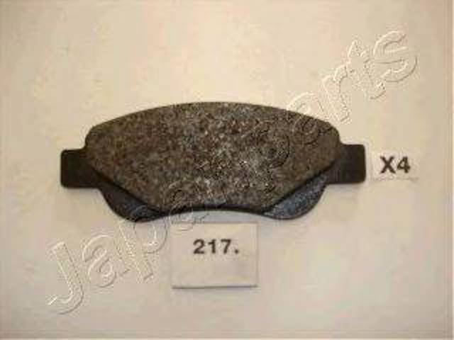 Колодки тормозные передние дисковые PA217AF JAPANPARTS