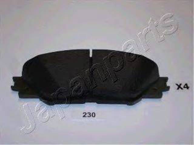 Колодки тормозные дисковые комплект PA230AF JAPANPARTS