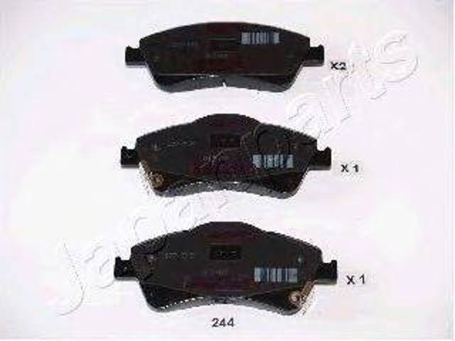 Колодки передние PA244AF JAPANPARTS