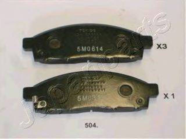Колодки тормозные передние дисковые PA504AF JAPANPARTS