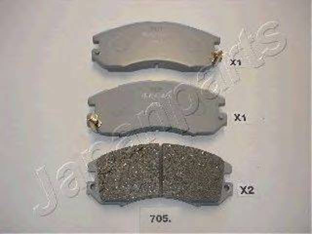 Колодки тормозные передние дисковые PA705AF JAPANPARTS