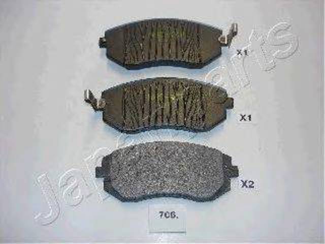 Передние тормозные колодки PA706AF JAPANPARTS