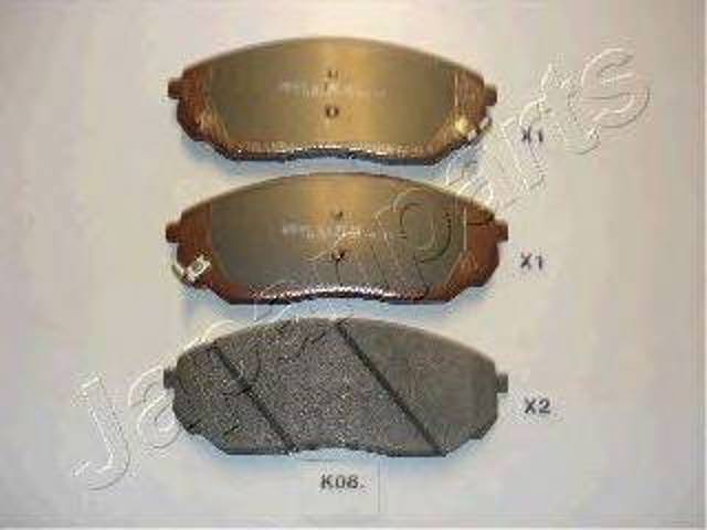 Передние тормозные колодки PAK08AF JAPANPARTS