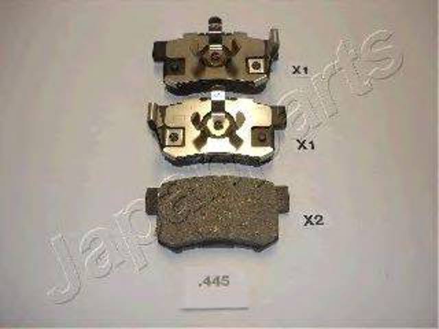 Колодки на тормоз задний дисковый PP445AF JAPANPARTS