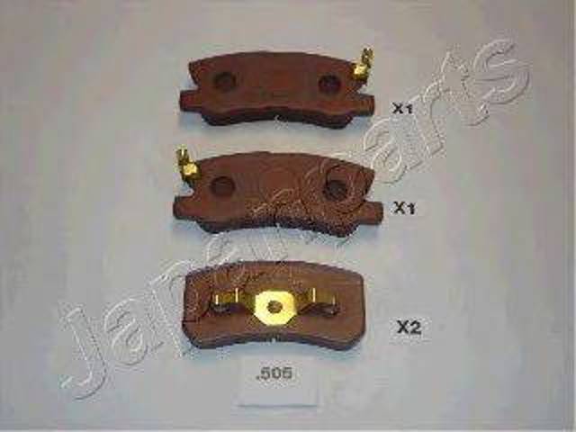 PP505AF JAPANPARTS Колодки тормозные задние дисковые купить в Кривой Рог