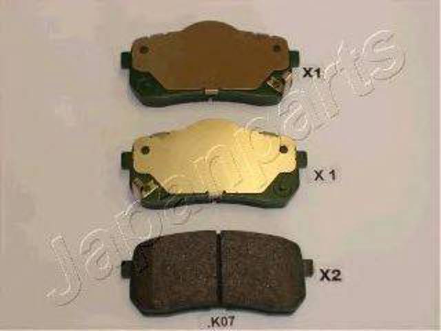 JAPANPARTS PPK07AF Задние тормозные колодки в наличии Черкассы